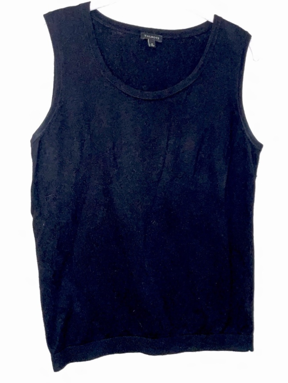 Talbots Cashmere Blend Sleeveless Sweater Shell /Tank Medium Career
